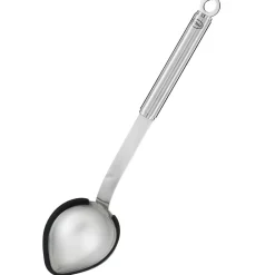 Rösle Groentelepel met siliconen rand 32cm RVS