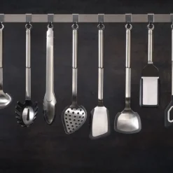 Rösle Pan/wokspatel 34,5cm RVS met siliconen rand