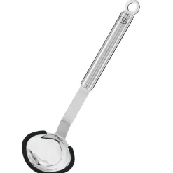 Rösle Sauslepel 27cm RVS met siliconen rand