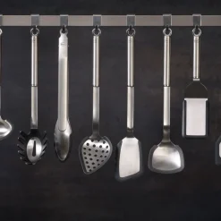 Rösle Spaghettilepel 32,5cm RVS met siliconen randen