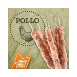 Rusti Arrosticini gepaneerde kip 25gr 76 stuks