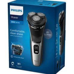S3143/00 Shaver 3000 Series Elektrisch scheerapparaat voor nat en droog scheren