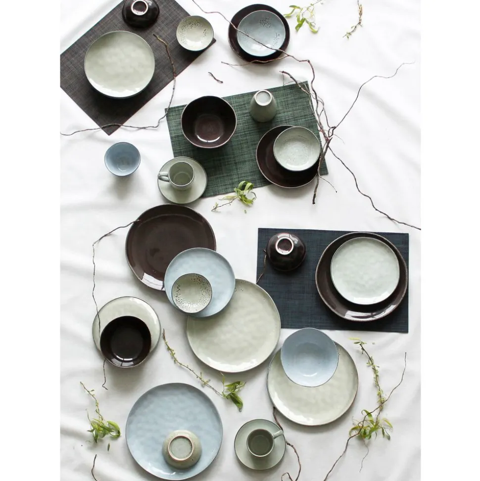 Salt & Pepper Artisan Plat bord 27,5cm coupe groen