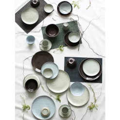 Salt & Pepper Artisan Plat bord 20cm coupe groen