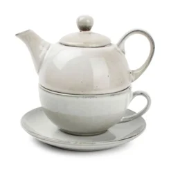 Salt & Pepper Artisan Tea for one set groen