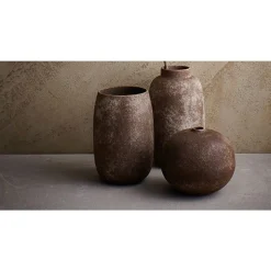 Salt & Pepper Bullet Vaas 14,5xH13cm antraciet