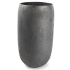 Salt & Pepper Bullet Vaas 24xH42cm antraciet