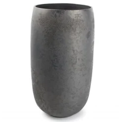 Salt & Pepper Bullet Vaas 24xH42cm antraciet