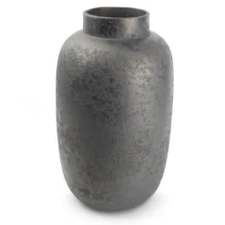 Salt & Pepper Bullet Vaas 20xH34cm antraciet