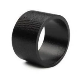 Salt & Pepper Centro Servetring 4cm lijn zwart set/4