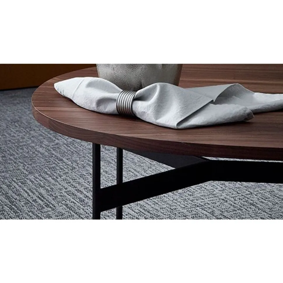 Salt & Pepper Centro Servetring 4cm lijn zwart set/4