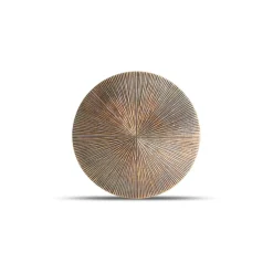 Salt & Pepper Charm Onderzetter 20cm geribbeld goud