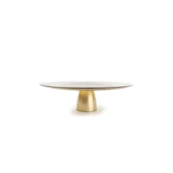 Salt & Pepper Glint Taartplateau 33xH10cm gold