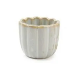 Salt & Pepper Lotus Eierdop 4,5xH4cm nuance white