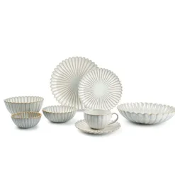 Salt & Pepper Lotus Kom 13xH4,5cm nuance white