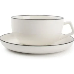 Salt & Pepper Studio Base Kop 22cl en schotel wit