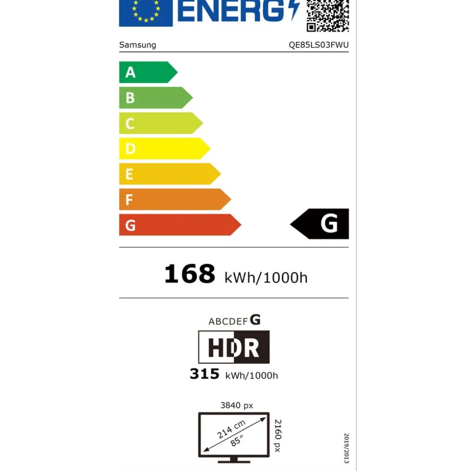 Samsung The Frame Pro Vision AI Smart TV LS03FW (2025) 85inch