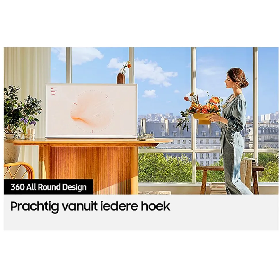 Samsung The Serif QLED 4K (2024) 55Inch Cloud White