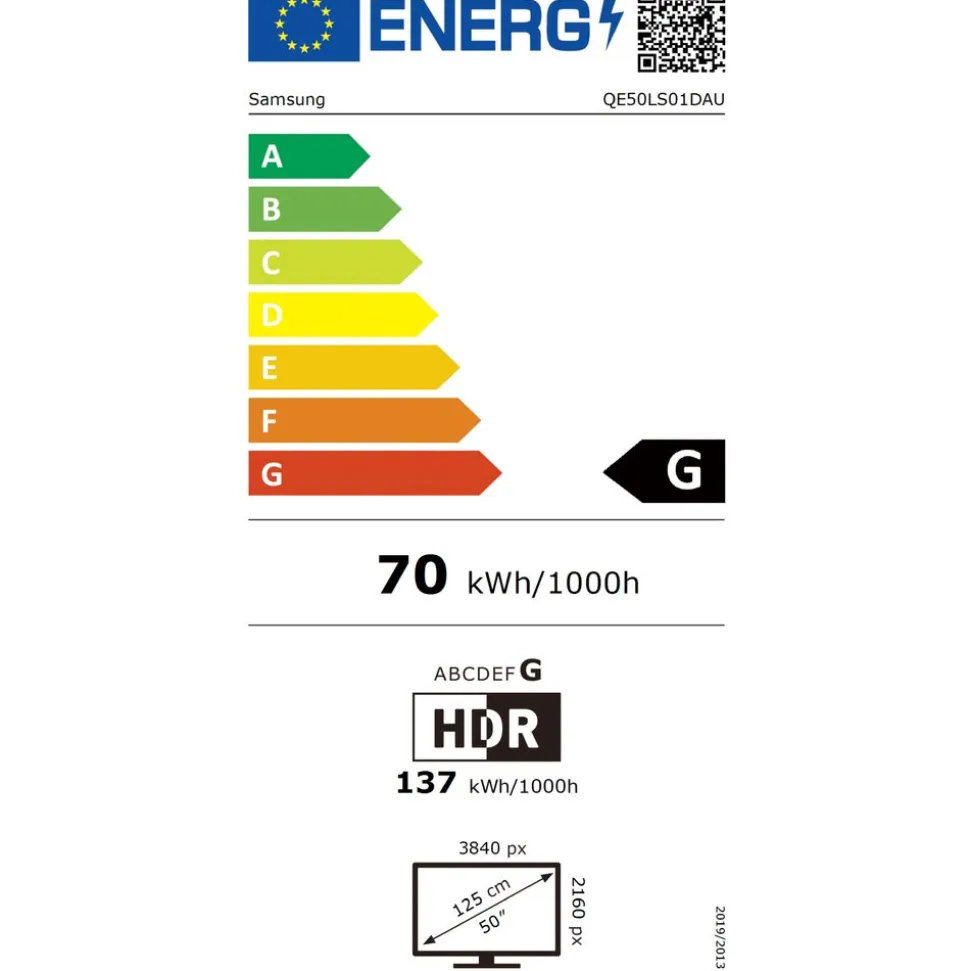 Samsung The Serif QLED 4K (2024) 50inch Cloud White