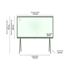 Samsung The Serif QLED 4K (2024) 50inch Ivy Green
