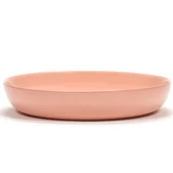 Serax Feast Bord hoog lichtroos - blauwe paprika 22cm