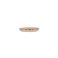 Serax Feast tableware by Ottolenghi Voorgerecht bord M 22,5cm H2cm Delicious Pink Paprika Blauw