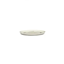 Serax Feast tableware by Ottolenghi Dinerbord L 26,5cm H2cm Wit Swirl-Stripes Blauw