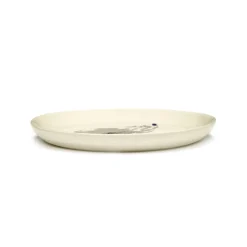 Serax Feast tableware by Ottolenghi Ontbijt bord S 19cm H2cm Wit Artisjok Blauw