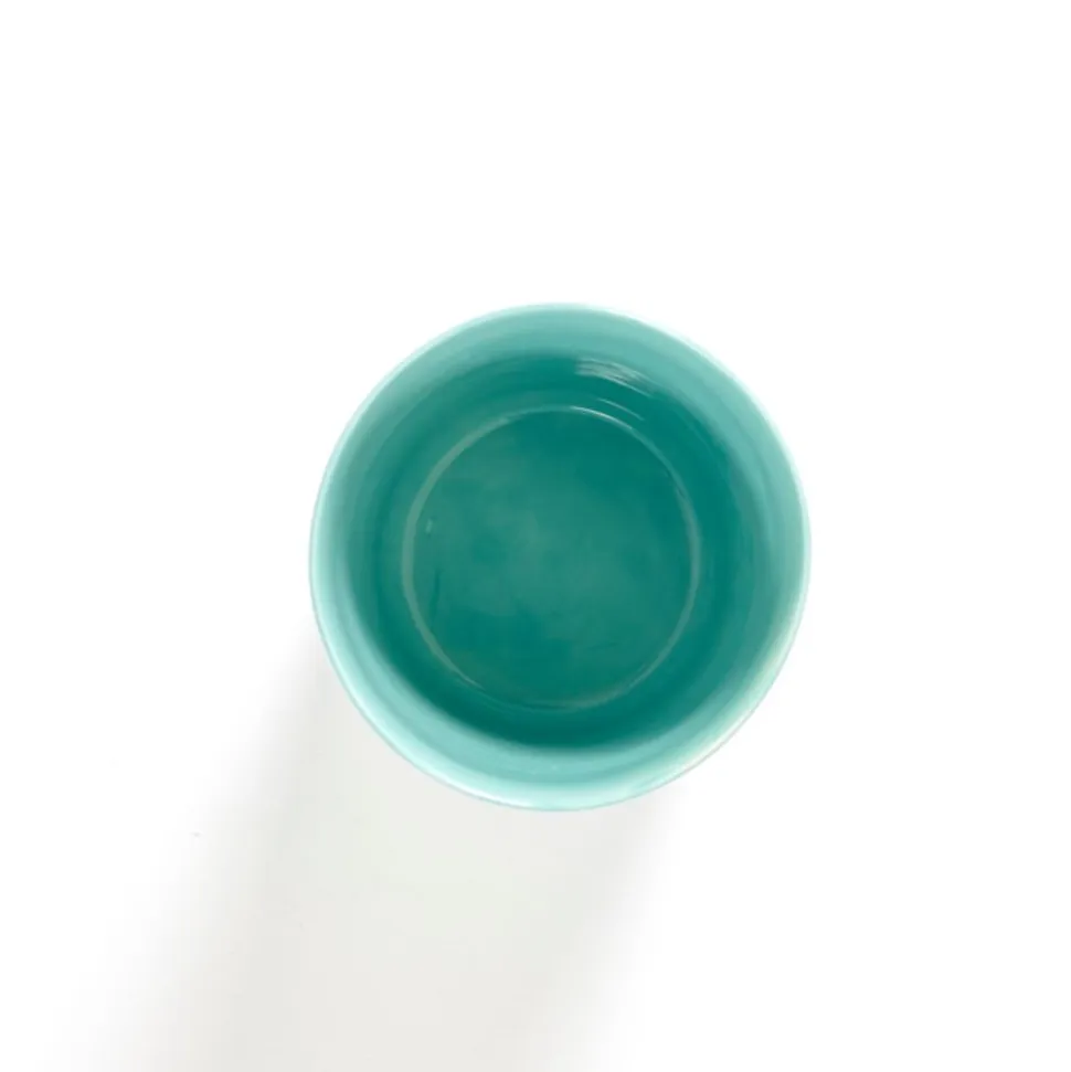 Serax Feast tableware by Ottolenghi Theekop 33cl Azure Swirl-Stripes rood