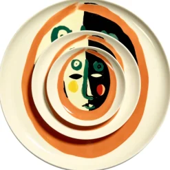 Serax Feast tableware by Ottolenghi Voorgerecht Bord M  22,5cm H2cm Face 1