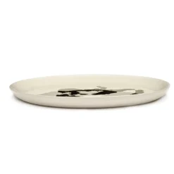 Serax Feast tableware by Ottolenghi Dinerbord L 26,5cm H2cm Wit Paprika Zwart