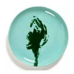 Serax Feast tableware by Ottolenghi Voorgerecht bord M 22,5cm H2cm Azure Artisjok Groen