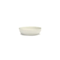 Serax Feast tableware by Ottolenghi Schotel XS 7.5cm H2cm wit swirl-stripes rood