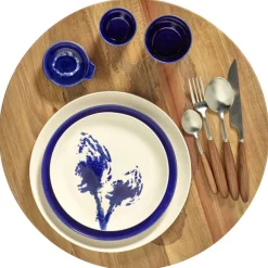 Serax Feast tableware by Ottolenghi Schotel S 11,5cm H2cm Wit Artisjok Blauw