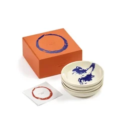 Serax Feast tableware by Ottolenghi Schotel S 11,5cm H2cm Wit Artisjok Blauw