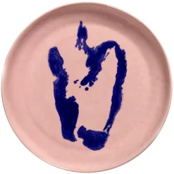 Serax Feast tableware by Ottolenghi Serveerschotel S 35cm H4cm Delicious Pink Paprika Blauw