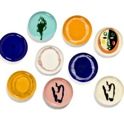 Serax Feast tableware by Ottolenghi Schotel XS 7,5cm H2cm Wit Paprika Zwart