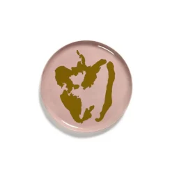 Serax Feast tableware by Ottolenghi Serveerbord 35cm H2cm Delicious Pink Paprika Goud