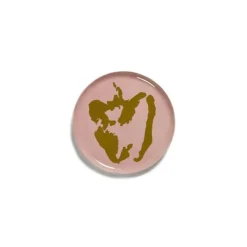 Serax Feast tableware by Ottolenghi Serveerbord 35cm H2cm Delicious Pink Paprika Goud