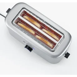 Severin AT 2621 broodrooster 4 snede(n) 1400 W Zwart Roestvrijstaal