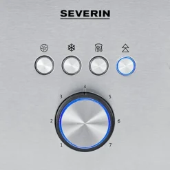 Severin AT 2621 broodrooster 4 snede(n) 1400 W Zwart Roestvrijstaal