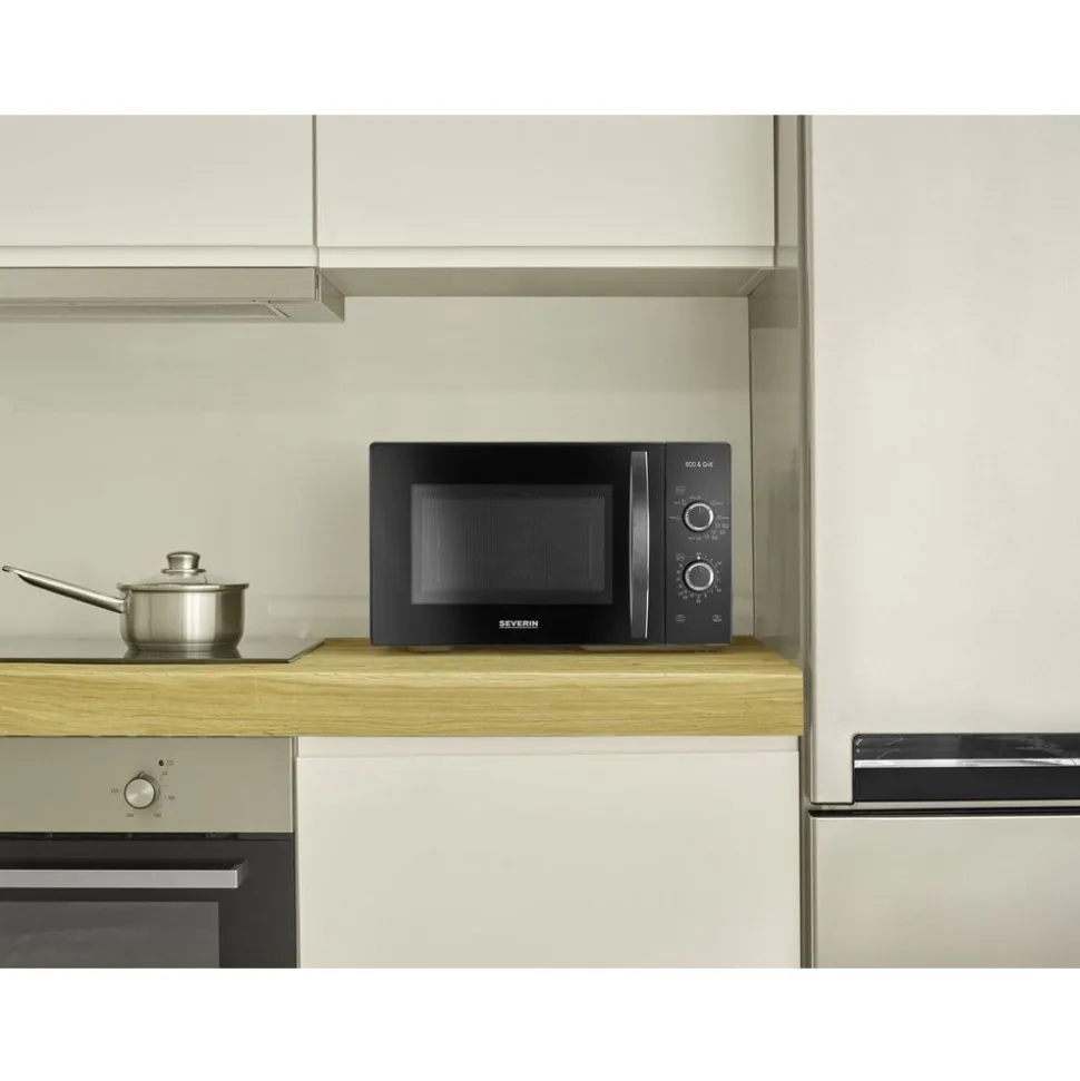 Severin MW 7785 - Vrijstaande magnetron - 25l - zwart