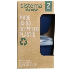 Sistema Renew set van 2 yoghurtpotjes 150ml