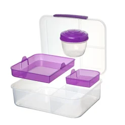 Sistema Sistema To Go Bento lunchbox 4 compart. & yoghurtpotje 1.65L (4 ass.)