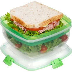 Sistema To Go Salad & Sandwich slakom met boterhamlade 1.63L