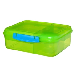 Sistema Trends Lunch bento lunchbox met 4 compartimenten & yoghurtpotje 1.65L