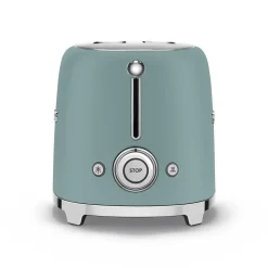 Smeg Broodrooster 2 sleuven 2 sneden emerald green