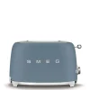 Smeg Broodrooster 2 sleuven 2 sneden storm blue