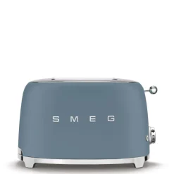Smeg Broodrooster 2 sleuven 2 sneden storm blue