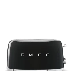 Smeg Broodrooster 2 sleuven 4 sneden Zwart